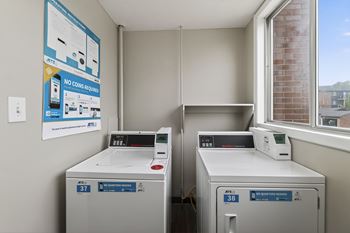 Laundry in building
